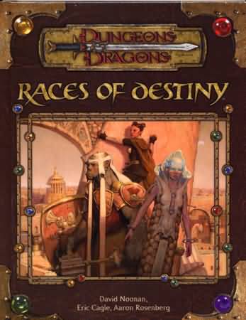 Dungeons and Dragons 3.5 ed: Races of Destiny - Used