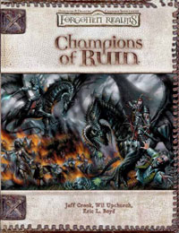 Dungeons and Dragons 3.5 ed: Forgotten Realms: Champions of Ruin - Used