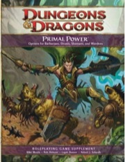 Dungeons and Dragons 4th ed: Primal Power