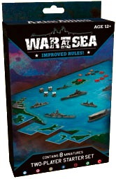 Axis and Allies: Miniatures: War at Sea: Improved Rules: 2 Players Starter Set