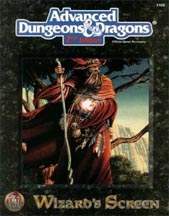 Dungeons and Dragons 2nd ed: Wizards Screen - Used
