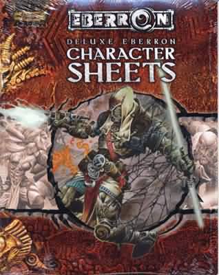 Dungeons and Dragons 3.5 ed: Eberron: Deluxe Eberron: Character Sheets - Used