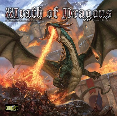 Wrath of Dragons Board Game - USED - By Seller No: 7709 Tom Schertzer