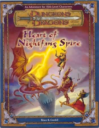 Dungeons and Dragons 3rd ed: Heart of Nightfang Spire - Used