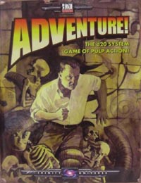 D20: Adventure!: Game of Pulp Action - Used