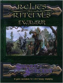 D20: Relics Rituals Excalibur Hard Cover - Used