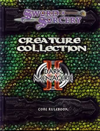 Sword Sorcery: Creature Collection  II: Dark Menagerie Core Rulebook - Used