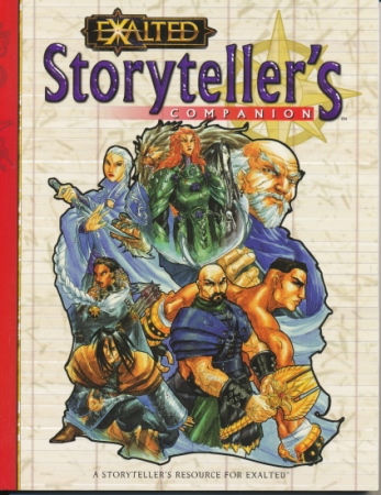 Exalted 1st ed: Storytellers Companion and Screen - Used