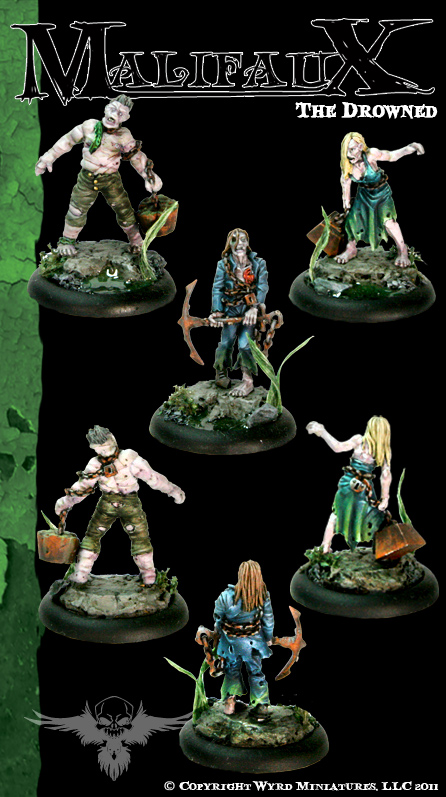 Malifaux: Resurrectionists: The Drowned ( 3 Packs): 2052
