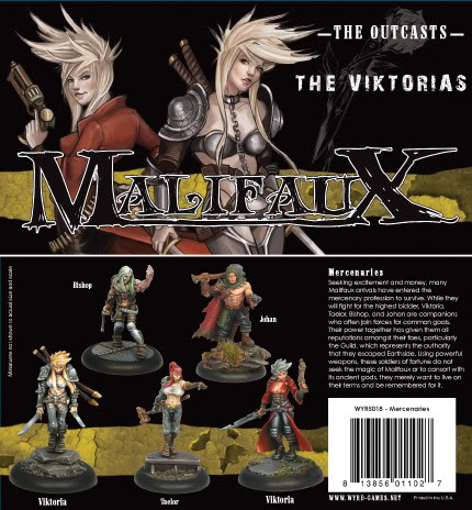 Malifaux: The Outcasts: The Viktorias: Mercenaries Box Set: 5018