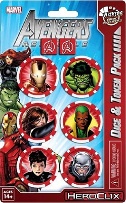 Marvel Heroclix: Avengers Assemble: Iron Man Dice and Token Pack
