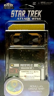 Star Trek Attack Wing: Romulan Drone Ship Card Pack