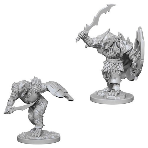 Dungeons and Dragons Nolzurs Marvelous Unpainted Minis: Dragonborn Male Fighter