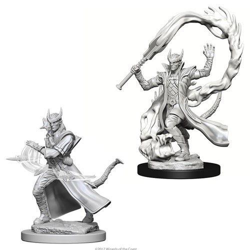 Dungeons and Dragons Nolzurs Marvelous Unpainted Minis: Tiefling Male Sorcerer