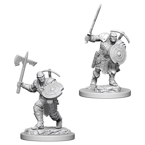 Dungeons and Dragons Nolzurs Marvelous Unpainted Minis: Earth Genasi Male Fighter