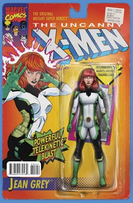 Uncanny X-Men no. 600 (Action Figure Jean Grey Variant) (2013 Series)