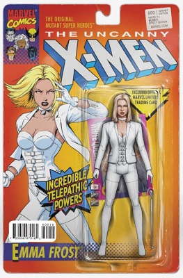 Uncanny X-Men no. 600 (Action Figure Emma Frost Variant) (2013 Series)