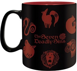 Seven Deadly Sins Emblems Mug 16 Oz