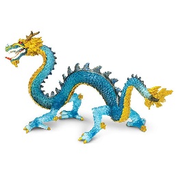 Krystal Blue Dragon Figure