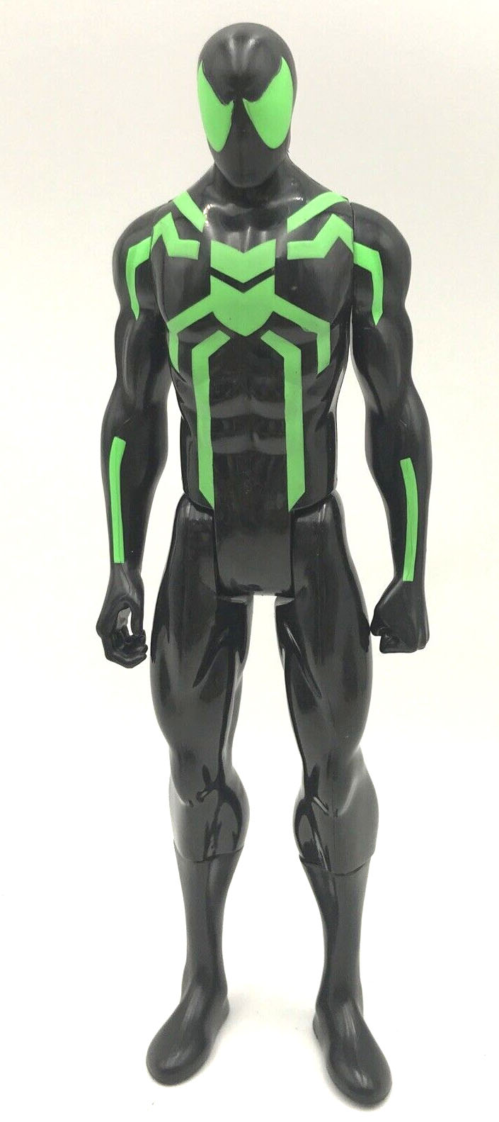 Marvel Spider-Man (2014 Black-Green Suit) Titan Hero Series 12-inch Figure - Used