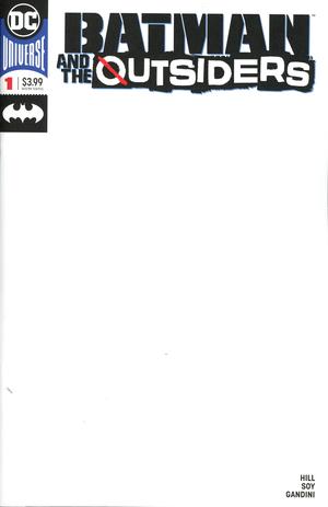 Batman and the Outsiders no. 1 (Blank Variant) (2019 Series)