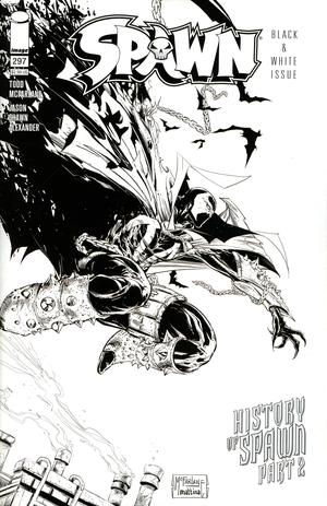 Spawn no. 297 (Black and White Variant) (1992 Series)