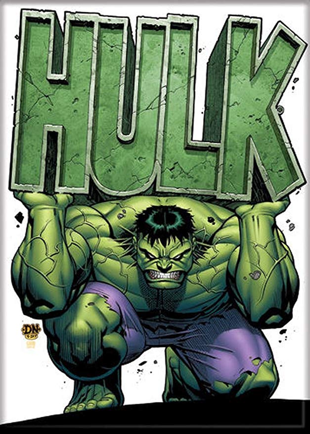 Photo Magnet: Hulk Holding Name 20584