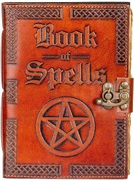 Book of Spells Leather Journal