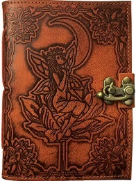 Fairy Moon Leather Journal
