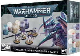 Warhammer 40K: Tyranids: Termagants and Ripper Swarm Paint Set 60-13