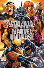 Godzilla Destroys the Marvel Universe no. 3 (2025 Series)