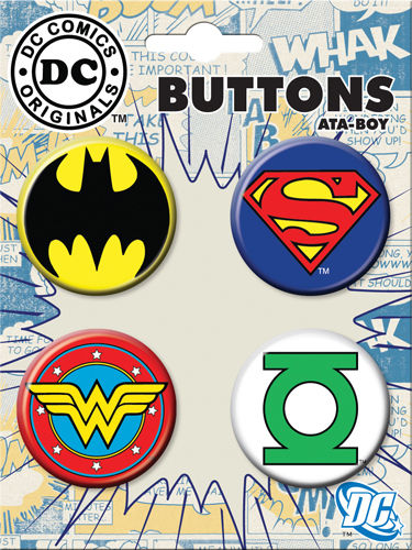 Carded 4 Button Set: DC Button Set no. 11 82686