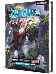 Field Guide to Action and Adventure Crossover Sourcebook (GI Joe/Power Rangers/Transformers) HC - Used