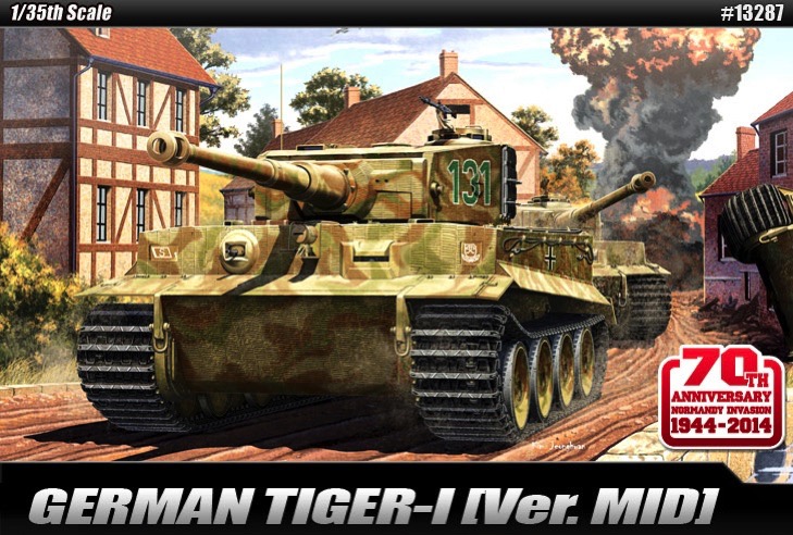 Tiger-I 70th Anniversary Normandy Model Kit (1/35 scale)