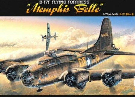 B-17F Memphis Belle Model Kit (1:72 Scale)