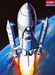 Space Shuttle With Booster Model Kit (1/288th Scale)