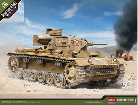 German Panzer III Ausf.J "North Africa" Model Kit (1:35 Scale)