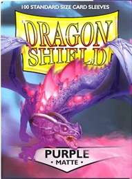 Sleeves: Dragon Shield: Matte Purple: 100 Sleeves