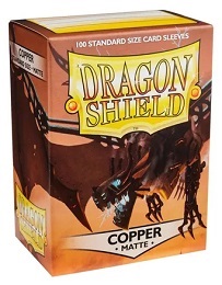 Sleeves: Dragon Shield: Matte Copper: 100 Sleeves