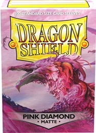 Sleeves: Dragon Shield: Matte Pink Diamond: 100 Sleeves