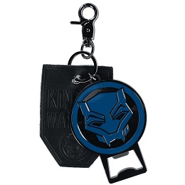Black Panther Premium Bottle Opener and Leather Key 