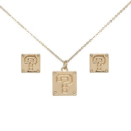 Super Mario ? Necklace and Earring Set