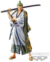 One Piece: Zoro Grandline Men Wanokuni DXF Volume 2 Statue