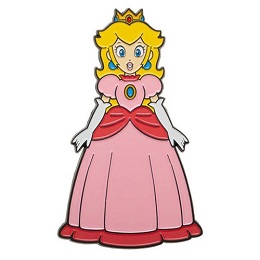 Large Lapel Pin: Princess Peach