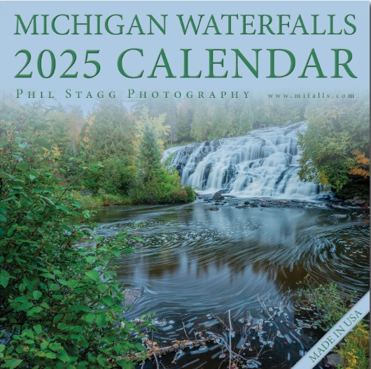 Michigan Waterfalls 2025 Calendar