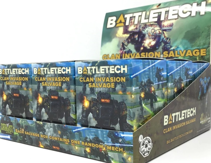 Battletech: Clan Invasion: Salvage Blind Box Figure