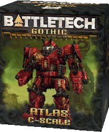 Battletech Gothic: Atlas C-Scale 100mm Miniature 