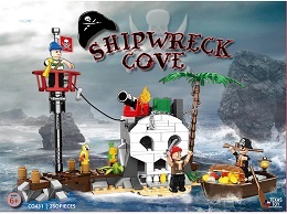 Bricks: Shipwreck Cove Pirate Building Brick Kit