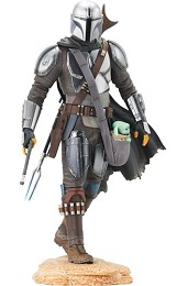 Star Wars Mandalorian and Grogu Premier Collection Statue