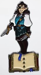 Lost Tome of Heroes: Elf Rogue Pin